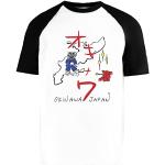 Luxogo Kill Bill Okinawa Japan Unisexe Blanc Baseball T-Shirt Homme Femme Manches Courtes Baseball T-Shirt XXL