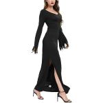 Robes de cocktail noires La Famille Addams Morticia Addams Taille XXL look gothique pour femme 