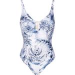 Maillots de bain Lygia & Nanny bleus à motif palmier Taille 3 XL pour femme en promo 