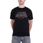 Lynyrd Skynyrd T Shirt Stars and Stripes Band Logo Nouveau Officiel Homme Noir Size M