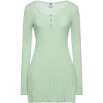 Robes en laine M Missoni vert clair en viscose courtes à manches longues à col rond Taille XS pour femme en promo 