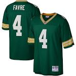 Maillots de sport Mitchell and Ness vert foncé Green Bay Packers Taille L pour homme 