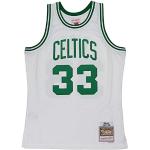 Maillots de basketball Mitchell and Ness blancs NBA Taille L look fashion en promo 