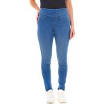 Jeans skinny bleus en coton lavable en machine Taille XXL look fashion pour femme 