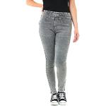 Jeans skinny noirs en coton lavable en machine Taille XXL look fashion pour femme en promo 