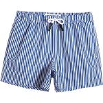 Shorts de bain blancs à rayures Taille 7 ans look fashion pour garçon de la boutique en ligne Amazon.fr 