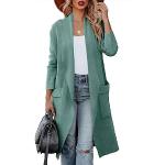 Cardigans turquoise à manches longues Taille XL look casual pour femme 