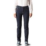 Jeans bleus en coton W34 look monochrome pour femme 