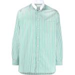 Mackintosh chemise rayée à design sans col - Vert