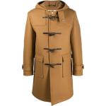 Manteaux en laine Mackintosh marron à capuche à manches longues Taille XS pour homme 