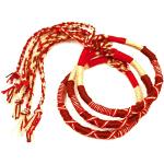 Bracelets rouges inspirations zen brésiliens fait main en lot de 3 look fashion 