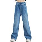 Jeans taille elastique bleus look fashion pour fille de la boutique en ligne Amazon.fr 
