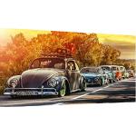 Décors muraux multicolores en pin à motif voitures modernes 