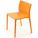 Chaises de jardin design Magis orange en polypropylène empilables 
