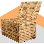 weeco Coffre de rangement rustique en bois – Coffre en bois XL