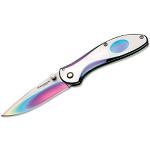 Magnum Böker Mirror Rainbow Couteau de Poche, Longueur de Lame : 7,5 cm, Arc-en-Ciel 01ry453