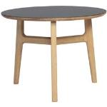 Tables rondes noires laquées en bois massif diamètre 60 cm modernes 