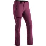 Pantalons de randonnée Maier Sports lie de vin en polyester Taille L look fashion pour femme 
