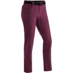 Pantalons de randonnée Maier Sports lie de vin en polyamide Taille XXL look fashion pour femme 