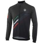 Maillots de cyclisme Rogelli noirs en polaire Taille 4 XL classiques pour homme 