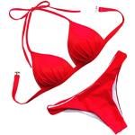 Micro bikinis rouges en lot de 1 Taille L look fashion pour femme 