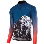 Maillots de cyclisme Löffler bleus en jersey respirants à manches longues Taille XXL pour femme en promo 