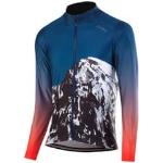 Maillots de cyclisme Löffler bleus en jersey à manches longues Taille L pour homme 