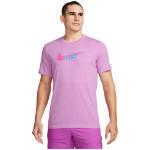 T-shirts Nike Heritage violets lavable en machine à manches courtes Taille L rétro pour homme en promo 