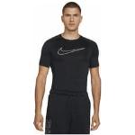 Vêtements Nike Pro noirs en fil filet Taille L pour homme en promo 