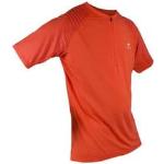 Maillots de sport Raidlight orange respirants éco-responsable à manches courtes Taille XL pour homme en promo 