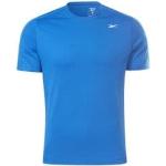 T-shirts Reebok Speedwick bleus en jersey à manches courtes Taille XL pour homme en promo 