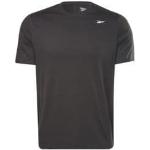 T-shirts Reebok Speedwick noirs en jersey à manches courtes Taille XL pour homme en promo 