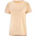 T-shirts Salomon Outline orange en fil filet à manches courtes Taille M pour femme en promo 