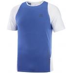 T-shirts Salomon Sense bleus à manches courtes Taille S pour homme en promo 