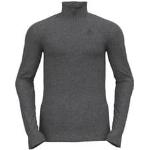 T-shirts longs Odlo Warm gris à manches longues Taille XXL pour homme en promo 