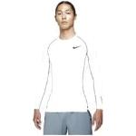 Vêtements Nike Pro blancs en fil filet Taille XL pour homme en promo 