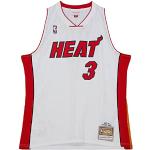 Maillots de basketball Mitchell and Ness blancs NBA Taille L pour homme 