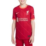 Maillots sport Nike rouges en jersey enfant Liverpool F.C. en promo 