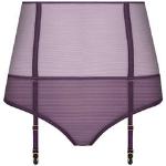 Culottes porte-jarretelles Maison Close violettes en coton Taille XS pour femme 