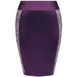 Jupes en dentelle Maison Close violet foncé en satin Taille XS pour femme en promo 