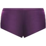 Shorts dentelle Maison Close violet foncé en satin Taille XS look sexy pour femme 