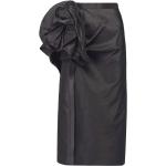Jupes fleuries Maison Martin Margiela noires à fleurs à volants mi-longues Taille XL pour femme en promo 