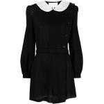 Robes en laine Maison Martin Margiela noires à col Claudine Taille XS pour femme en promo 