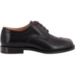 Chaussures montantes Maison Martin Margiela noires en cuir à lacets Pointure 39 look business pour femme 