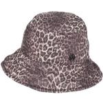 Chapeaux Maison Michel kaki à effet léopard en polyester Taille S pour femme 