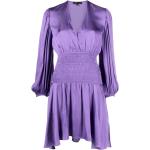 Robes de soirée courtes Maje violettes à col en V Taille XS pour femme en promo 
