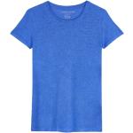 T-shirts col rond Majestic Filatures bleus à manches courtes à col rond Taille L 