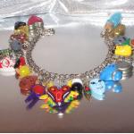 Majora's Mask Sculpted Charm Bracelet Legend Of Zelda Handmade Charms Custom One A Kind Ooak By Torresdesigns - Prêt À Expédier