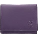 Mala Leather Collection Origin Porte-Monnaie Compact en Cuir avec Protection RFID 3273_5 Violet
