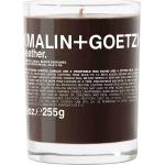 Bougies parfumées Malin+Goetz marron en cuir modernes 